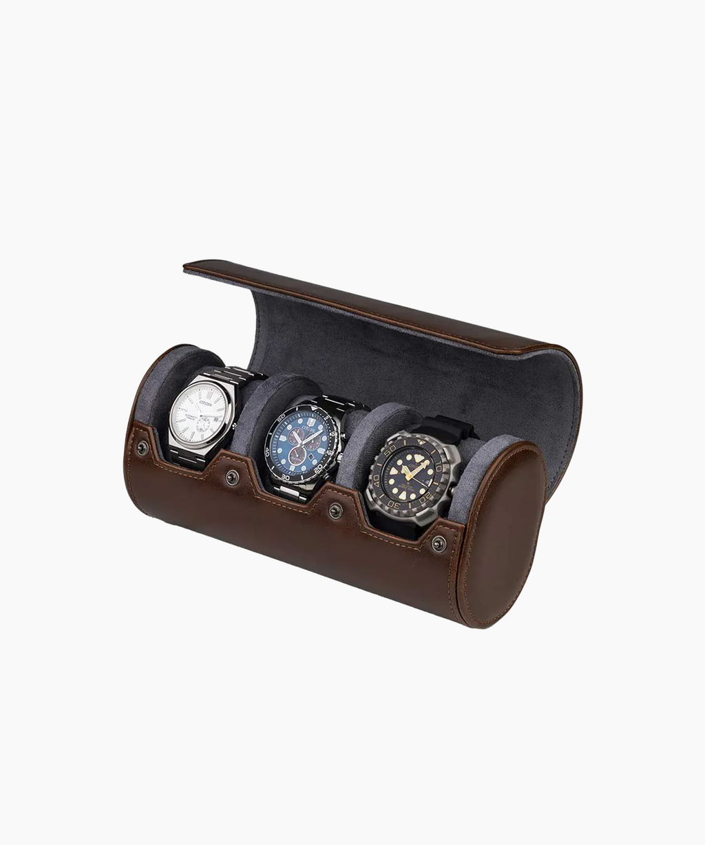 Klockrulle för 3 klockor i konstläder